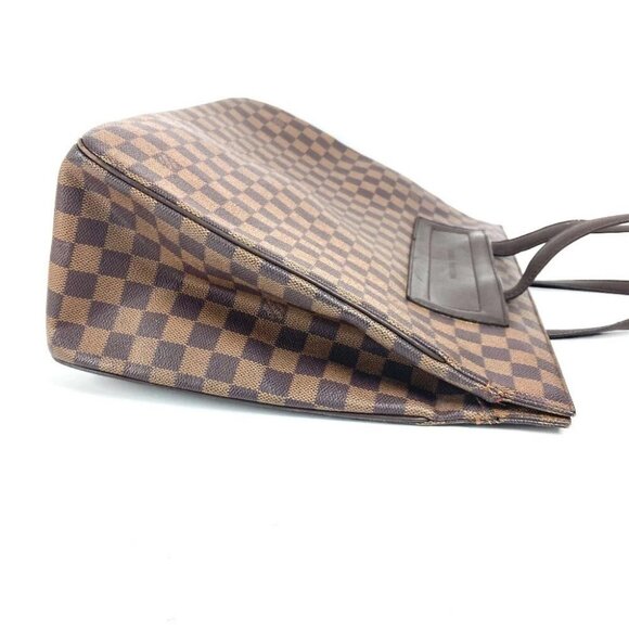 LOUIS VUITTON N51124 Damier Parioli GM Tote Bag Shoulder Bag Canvas Ebene Brown - Picture 4 of 16
